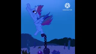 Rainbow dash drowns gif but with sounds