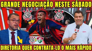 PRINCIPAL ALVO DO TIMÃO !" DIRETORIA NEGOCIA COM GRANDE NOME DO RIVER PLATE" NOTÍCIAS DO CORINTHIANS