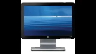 instructions for removing the hp w1707 computer screen