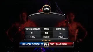 Ramon Gonzales vs Dodi Mardian