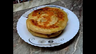 Вкуснейшие ЛЕПЕШКИ С ЛУКОМ НА СКОВОРОДЕ ❗Проще не бывает ❗ CREATES WITH ONIONS IN A FRYING PAN ❗