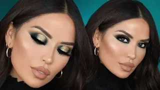 EMERALD AND GOLD HOLIDAY MAKEUP | iluvsarahii