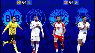 PREVIA Y PRONÓSTICOS DE LA SEMIFINAL IDA DE LA CHAMPIONS LEAGUE  2024