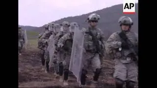 US peacekeepers part of NATO's 600-strong reserve force in Kosovo