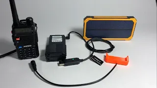 Baofeng UV-5R Portable USB charger for non USB batteries - PROTOTYPE
