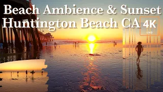 Sunset 4K Short Video, Huntington Beach California 2020