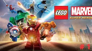 Lego Marvel Supeheroes ps3 Gameplay Open World Game No Commentary Guide Hulk , spiderman , ironman
