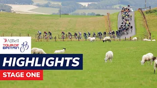 AJ Bell Tour of Britain 2022 | Stage one highlights | Aberdeen to Glenshee Ski Centre