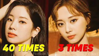 TWICE — Which member shares lines in each title track? (Until Scientist)