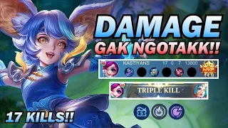 PANTAS SERING DI BAN DAMAGENYA GAK NGOTAK GINI!! GAMEPLAY EMBLEM BUILD TOP GLOBAL NANA 2024 ML NANA