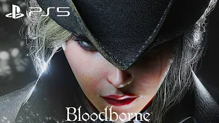 Bloodborne PS5 - Lady Maria Of The Astral Clocktower Boss Fight The Old Hunters DLC (NO DAMAGE)