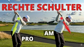 Die richtige Bewegung der rechten Schulter im Golfschwung (unverzichtbar!)