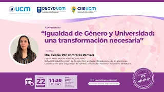 DEGYD UCM — Conversatorio "Igualdad de Género y Universidad"