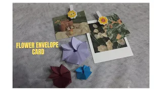 How to make flower envelope card | Birthday cards #craft #cardideas #craftart