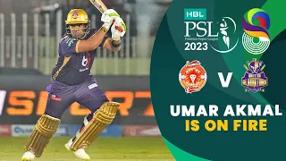 Umar Akmal Is On Fire | Islamabad United vs Quetta Gladiators | Match 21 | HBL PSL 8 | MI2T