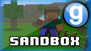 Garry's Mod Sandbox Funny Moments Minecraft Edition! - Tutorials, Ender Dragon, Funny Skits!