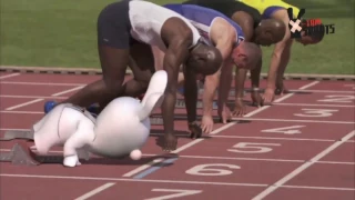 Бешеные кролики. Rabbids Invading the Olympics 100 Meter Dash