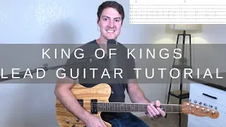 King Of Kings Lead Guitar Tutorial W/TAB! | Hillsong Worship