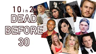 Tragic celebrity deaths before 30 years old.