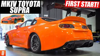 Building a Modern Day (Fast & Furious) 1994 Toyota Supra Turbo - Part 12 - FIRST START!