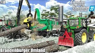 Forestry work in Brandeburger umland│Brandenburger Umland│FS 22│Timelapse 8