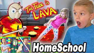 Baldi The MOVIE! | Floor Is LAVA Monster | Homeschool | Baldi In JAIL | Baldi Soda Machine!