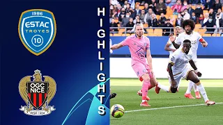 ESTAC Troyes - OGC Nice 1-0 Résumé | Ligue 1 Uber Eats 2021-2022