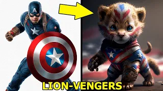 AVENGERS but LION-VENGERS 💥 All Characters