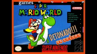 Super Mário World DETONADO/ZERADO 100% completo, 96 saídas. Super Nintendo.
