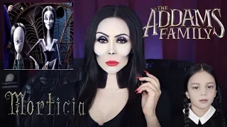 Morticia Addams halloween tutorial l The Addams family 2019