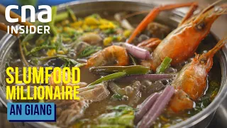 Fermented Fish Hotpot & Neem Salad In Vietnam’s Floating Slum | Slumfood Millionaire | Long Xuyen