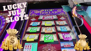 $200 into Double Top Dollar #bonus #slots #casino