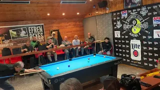 I Go watch Efren Reyes Farewell tour 2023 the kid ask a trick shot at the End.