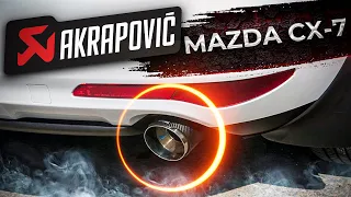 ВЫХЛОП AKRAPOVIC НА MAZDA CX-7