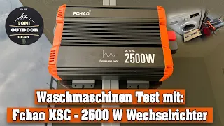 Fchao KSC 2500 Watt 12V 230V Wechselrichter - Test für #balkonkraftwerk #blackout  #wohnmobil