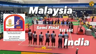 Kings Cup 2023 : Malaysia vs India Semi Final