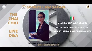 Sports Law Safari Q&A with Desiree Ornella Bellia
