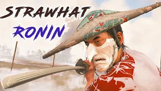 Ghost Of Tsushima - Straw Hat Swordsman - Flawless Combat & Stealth Kills | Ronin Lethal + Gameplay