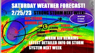 Significant storm systems next week! Severe storm & Winter storm potential! Second one is tricky..