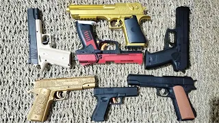 Pistol mainan desert eagle,hk usp, glock 19, colt 1911 shell ejection water gell-toy guns