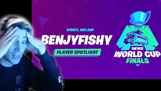 xQc Reacts to Fortnite World Cup Finals - Player Profile - BenjyFishy & MrSavage