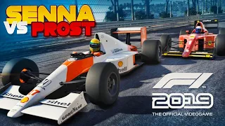 F1 2019 Gameplay: Ayrton Senna vs Alain Prost