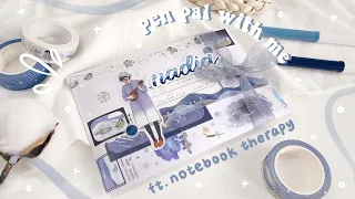 ❄️ pen pal with me #13 // christmas snow theme ft. notebook therapy