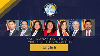 Santa Ana City Council March 7, 2023- English