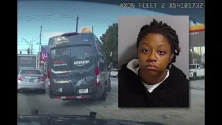 Woman chased through West Midtown in stolen Amazon delivery truck, police say | WSB-TV