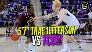 "STILL BALLISLIFE BABY!" 5'7" Trae Jefferson VS TCU Full Highlights