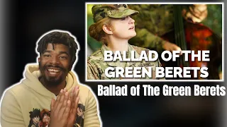 AMERICAN REACTS TO Ballad of the Green Berets performed by The U.S. Army Band