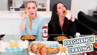 ALL MY PREGNANCY CRAVINGS MUKBANG