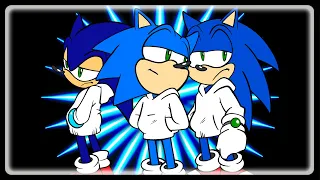 I'm Blue, but Sonic sings it (with Sonic & Sonic)