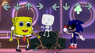 SpongeBob and Sonic.EXE Super Fun FNF (Friday Night Funkin) Adventure: Get Ready for a Showdown!
